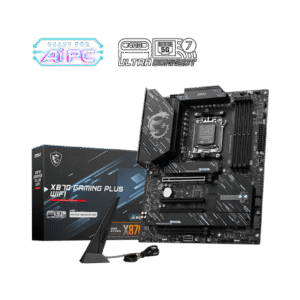 MSI X870 GAMING PLUS WIFI Motherboard - ATX - Supports AMD Ryzen 9000/8000 / 7000 Processors - AM5-60A SPS VRM - DDR5 Memory Boost 8200+ MT/s (OC) - PCIe 5.0 x16 & 4.0 x16 - M.2 Gen5 -  Wi-Fi 7 - 5G LAN