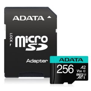ADATA Premier Pro Memory Card SD 6.0 with Adapter - 256GB - microSDXC UHS-I